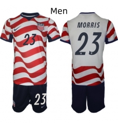 USA FIFA World Cup 2026 Soccer Red Home Jersey Aidan Morris #23 USA FIFA World Cup 2026 Soccer Red Home Jersey Aidan Morris #23