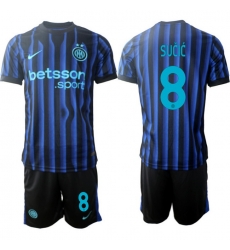 Men Internazionale 2026 Soccer Jerseys BlueBlack #8 SUCIC Men Internazionale 2026 Soccer Jerseys BlueBlack #8 SUCIC