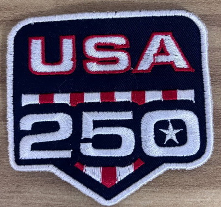 Men Green Bay Packers USA 250 Anniversary Patch Biaog